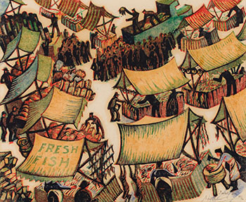 Market Day by Sybil Andrews