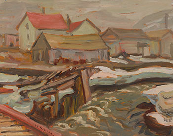 Foggy Day, Ste. Marthe, Gaspé by Alexander Young (A.Y.) Jackson