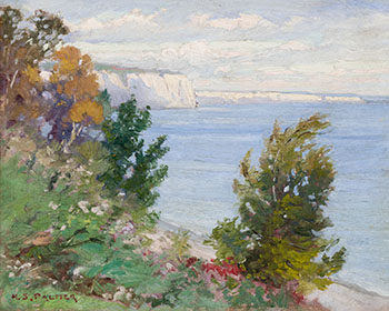 Scarborough Bluffs from Victoria Park by Herbert Sidney Palmer