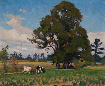 Cows in a Pasture by Frederick Stanley Haines
