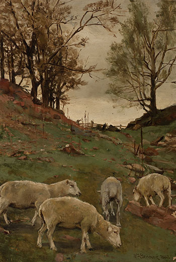 Landscape with Sheep by William Brymner