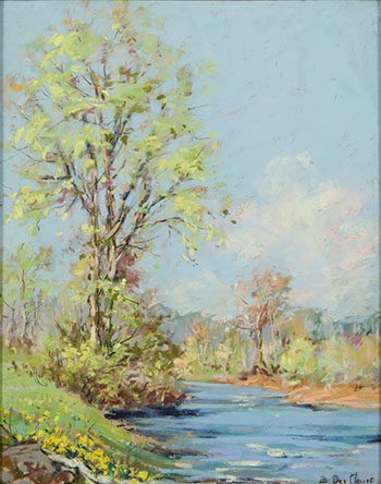 Spring Time: North River by Berthe Des Clayes