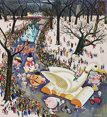 Eaton's Santa Claus Parade, Queen's Park, Toronto by William Arthur Winter