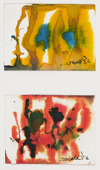 Two Watercolours par William Ronald