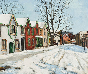 Heavy Snow - Berryman Street par Albert Jacques Franck