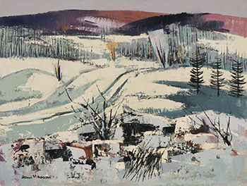 Winter, Near Buckingham par Henri Leopold Masson