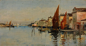 Canal Scene by John A. Hammond