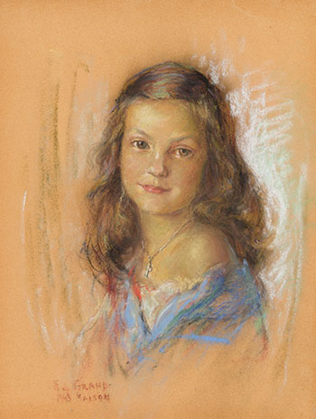 Portrait of a Young Girl by Nicholas de Grandmaison