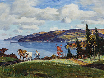 Autumn Ploughing by Thomas Hilton Garside