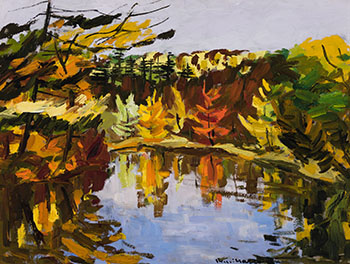 Autumn, The Blanche River par Henri Leopold Masson