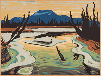 Smart River, Alaska Highway by Alexander Young (A.Y.) Jackson