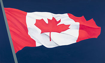 Painted Flag by Charles Pachter