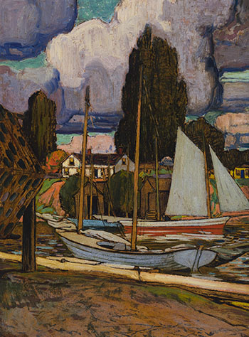 Harbour Scene par Attributed to James Edward Hervey MacDonald