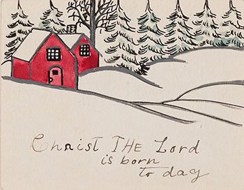 Christ the Lord par Maud Lewis