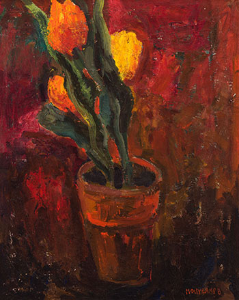 Dark Tulips by Molly Joan Lamb Bobak