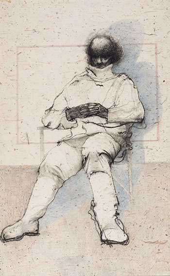 Seated Actor par John Howard Gould