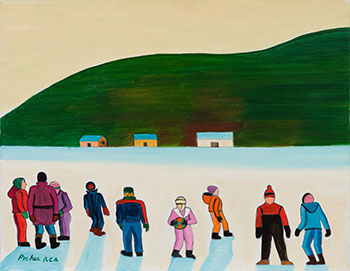 Children and the Mountain by Claude Picher