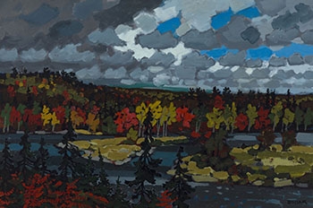 Nashwaak River by Bruno Joseph Bobak