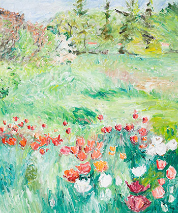 Tulips in a Field by Dorothy Knowles