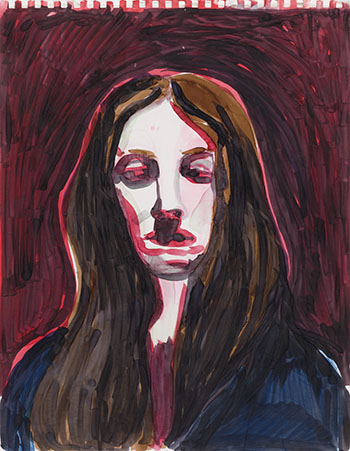 Long Hair by Kim Dorland