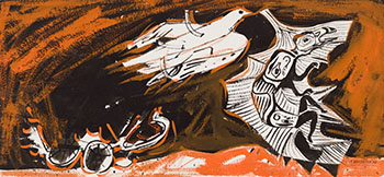 Winter Moon Departs by Jack Leonard Shadbolt