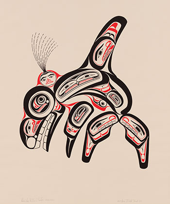 Haida Killer Whale - Skaana by William Ronald (Bill) Reid