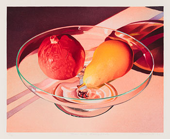 Pear and Pomegranate by Mary Frances Pratt