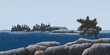 Coastal Landscape by Ken Kirkby