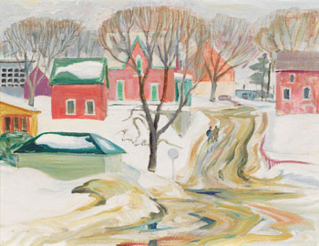 Winter Neighbourhood par Doris Jean McCarthy