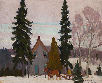 Bill Henry's House, Mary Lake par Frederick Stanley Haines