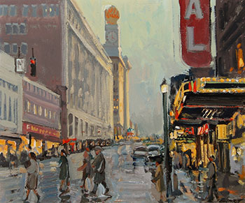 Dunsmuir and Granville Street, Looking South by Peter Ewart