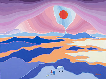 Bathurst Inlet Camp by Ted Harrison