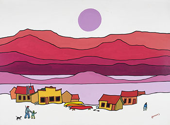 Father and Son by Ted Harrison