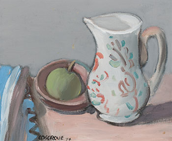 Still Life with Pitcher and Apple by Stanley Morel Cosgrove