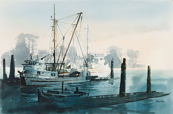 Evening at Steveston par Harry Heine