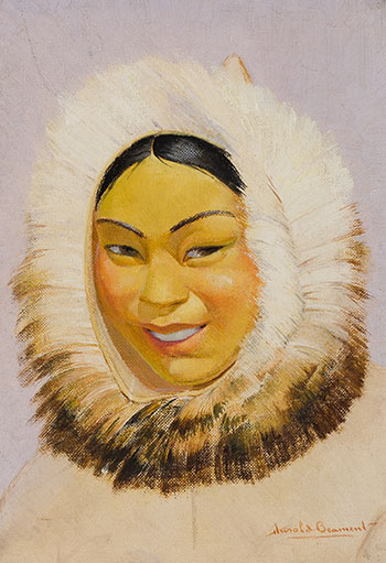 Inuit Girl by Thomas Harold Beament