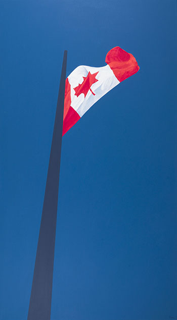 Painted Flag by Charles Pachter