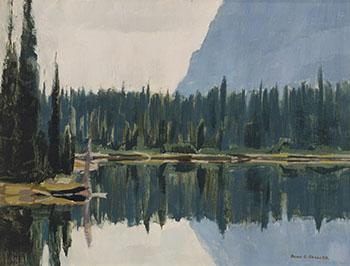 Upper Lake O'Hara par Alan Caswell Collier