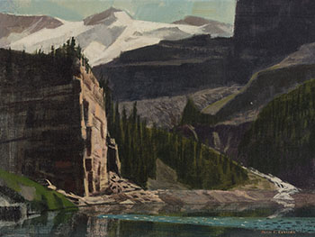 On Lake O'Hara, East End par Alan Caswell Collier
