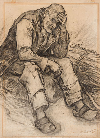 Étude pour l’homme aux fagots by Marc-Aurèle de Foy Suzor-Coté