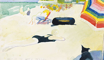 Zoe & Rufus by Gregory Richard Curnoe