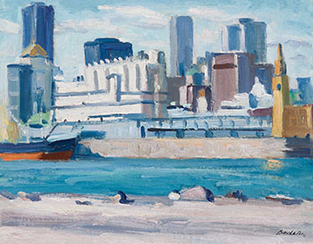 Montreal from St. Helen's Island by Jack Beder