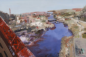 Parry Sound from the CPR Trestle by John Hartman