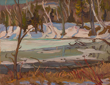 Spring Ice Near Wilson's Corner, Que. par Ralph Wallace Burton