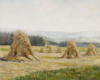 Haystacks by George Agnew Reid
