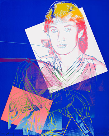 Wayne Gretzky #99 (F. & S. II.306) by Andy Warhol