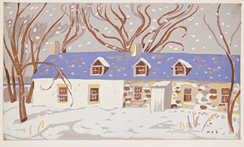 Cottages Under Snow by Alexander Young (A.Y.) Jackson
