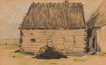 Farmyard Scene by Clarence Alphonse Gagnon