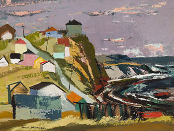 Gaspé Fishing Village by Henri Leopold Masson