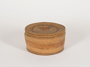 Lidded Basket par Unidentified Nuu-chah-nulth